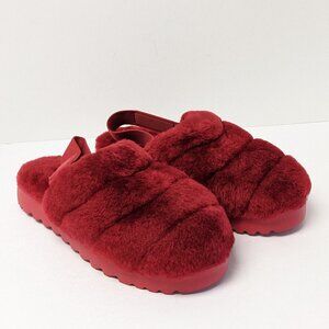 UGG Super Fluff Slippers, Red, Women's 10